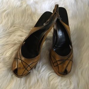 Vintage Prada sling backs 36.5